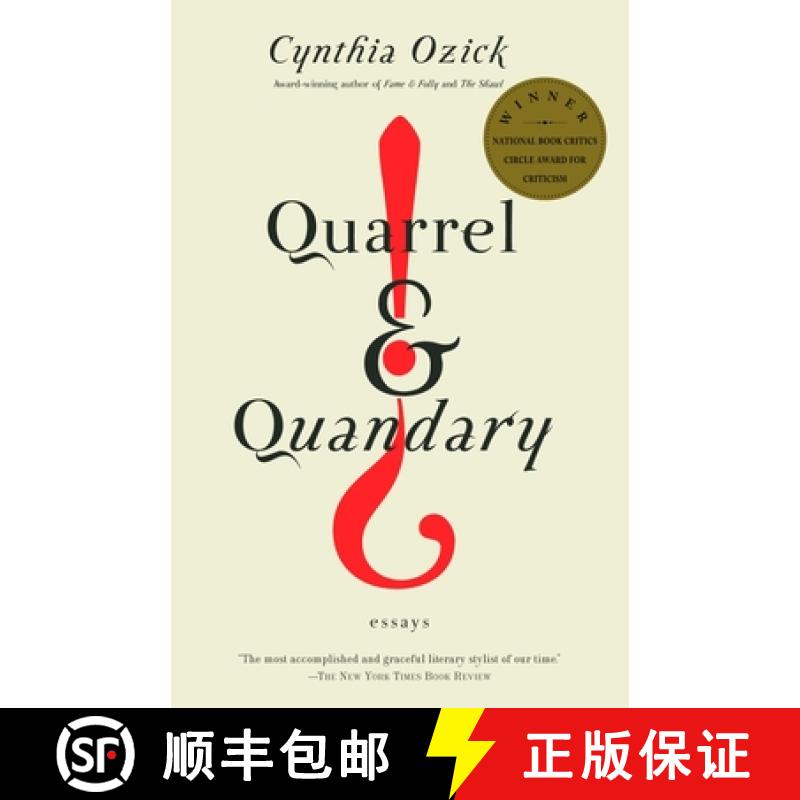 【3-4周达】Quarrel & Quandary: Essays [9780375724459]