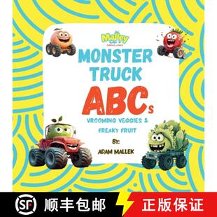 and Book Freaky Fruit Truck Vrooming 9798992212945 Fruits Vegetable... Monster ABCs Veggies ABC 4周达