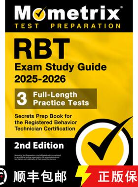 预订 RBT Exam Study Guide 2025-2026 - 3 Full-Length Practice Tests, Secrets Prep Book for the Registe... [9781516726677]