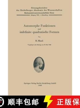 【3-4周达】Automorphe Funktionen Und Indefinite Quadratische Formen [9783540014171]