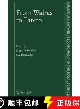 【3-4周达】From Walras to Pareto [9781441941473]