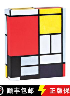 预订 Teneues - Quicknotes: Piet Mondrian, Notecards with Box, 20 Full Color Notecards, 20 Classic Whi... [9781623257255]