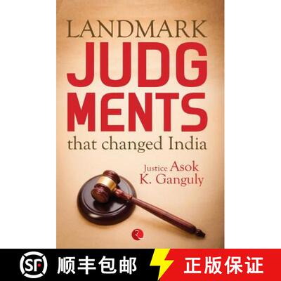【3-4周达】精装 Landmark Judgements That Changed India [9788129135087]