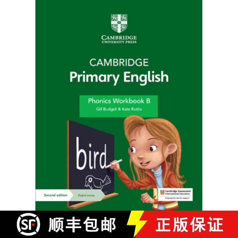 Cambridge Primary English Phonics Workbook B with Digital Access (1 Year) [9781108789967]