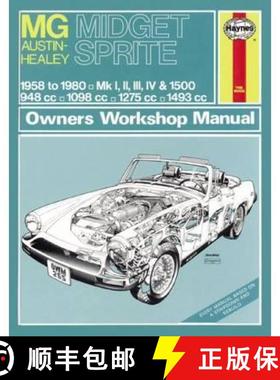 【3-4周达】MG Midget & Austin-Healey Sprite (58 - 80) Haynes Repair Manual [9780857336903]