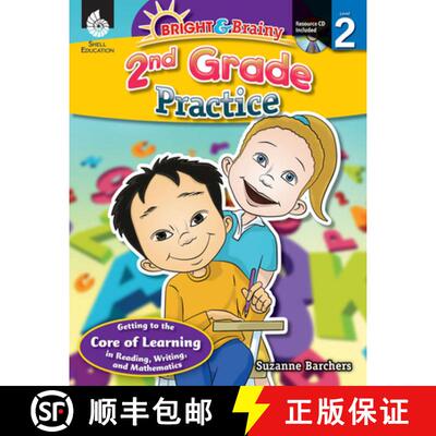 预订 Bright & Brainy: 2nd Grade Practice: 2nd Grade Practice [9781425808853]