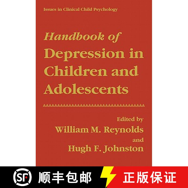 【3-4周达】Handbook of Depression in Children and Adolescents [9780306447426]