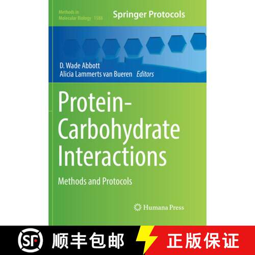 【3-4周达】Protein-Carbohydrate Interactions : Methods and Protocols (Softcover reprint of the origin... [9781493983322]