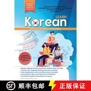 【3-4周达】Learn Korean Grammer Workbook For Beginners: Master Grammer Step by Step & Reading, with C... [9781957884554]