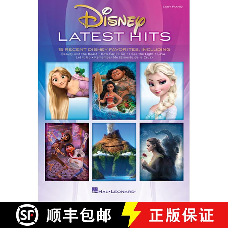 【2-3周达】Disney Latest Hits: 15 Recent Disney Favorites [9781540041548]