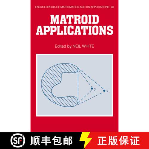 【3-4周达】精装 Matroid Applications: - Matroid Applications [9780521381659]