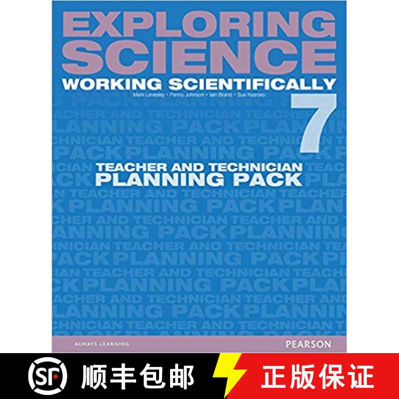 【3-4周达】Exploring Science: Working Scientifically Teacher & Technician Planning Pack Year 7 [9781447959632]