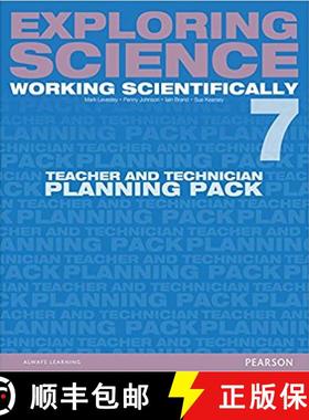 【3-4周达】Exploring Science: Working Scientifically Teacher & Technician Planning Pack Year 7 [9781447959632]