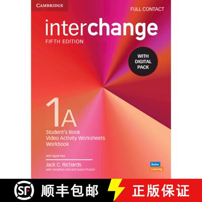 【3-4周达】Interchange Level 1a Full Contact with Digital Pack [9781009040679]