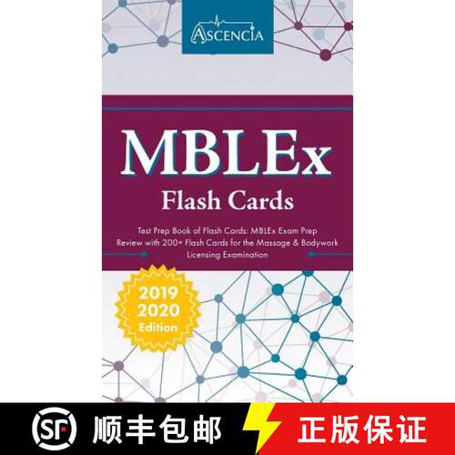 【3-4周达】MBLEx Test Prep Book of Flash Cards: MBLEx Exam Prep Review with 200+ Flashcards for the M... [9781635303759]