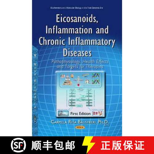 【3-4周达】精装 Eicosanoids, Inflammation and Chronic Inflammatory Diseases: Pathophysiology, Health ... [9781634827997]