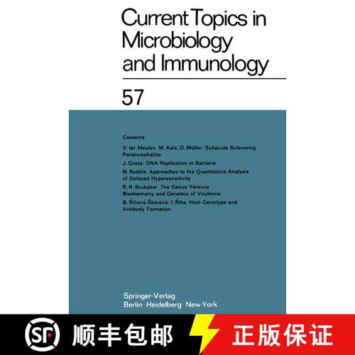 【3-4周达】Current Topics in Microbiology and Immunology: Ergebnisse der Mikrobiologie und Immunität... [9783642652998]