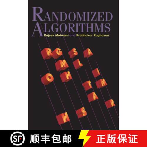 现货 精装 随机化算法 Randomized Algorithms [9780521474658]