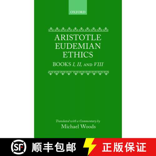 【3-4周达】精装 Eudemian Ethics Books I, II, and VIII [9780198751328]