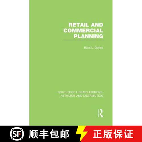 【3-4周达】Retail and Commercial Planning (Rle Retailing and Distribution) [9780415754309]