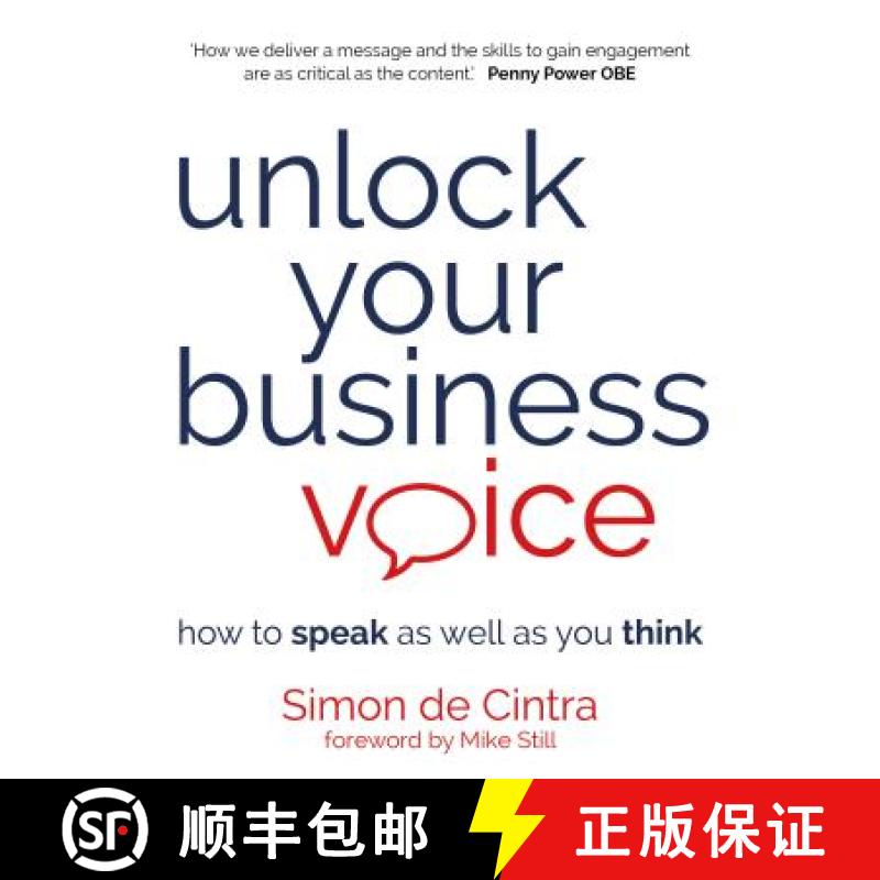 【2-3周达】Unlock Your Business Voice       : how to speak as well as you think [9781781332900]