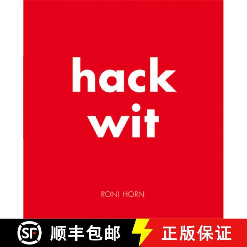 【3-4周达】Roni Horn: Hack Wit [9783869309828]