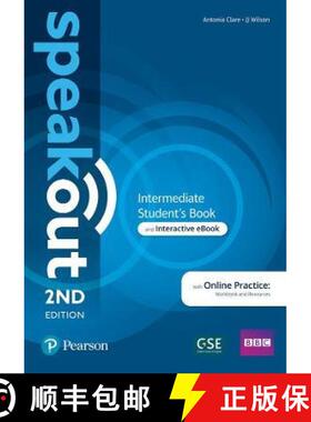 【3-4周达】Speakout 2ed Intermediate Student’s Book & Interactive eBook with MyEnglishLab & Digital ... [9781292394657]