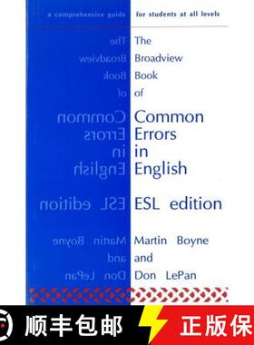 【3-4周达】The Broadview Book of Common Errors in English - ESL Edition [9781551110080]
