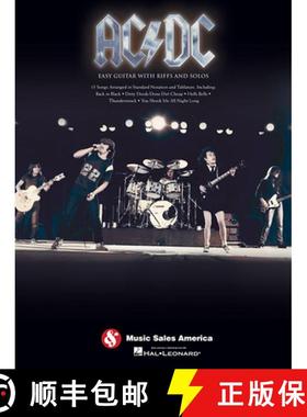 【3-4周达】AC/DC: Easy Guitar with Riffs and Solos [9781423489214]