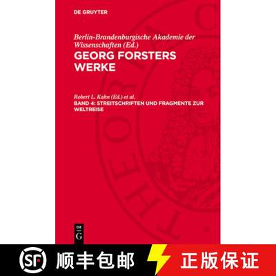 【4周达】Streitschriften Und Fragmente Zur Weltreise: Erläuterungen Und Register Zu Band I-V; Gfw-B,...[9783112779286]