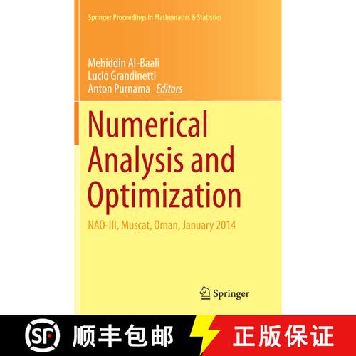 【3-4周达】Numerical Analysis and Optimization: NAO-III, Muscat, Oman, January 2014 (Softcover reprin... [9783319359106]