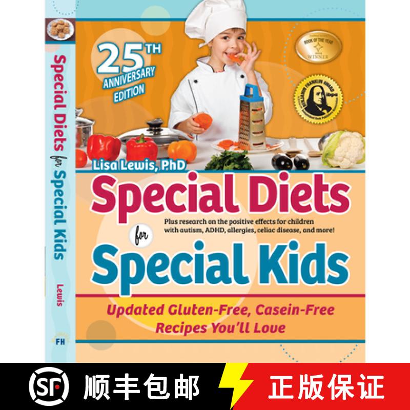 预订 Special Diets for Special Kids: Supercharge the Brain by Balancing Technology with Real Life Con... [9781949177985]