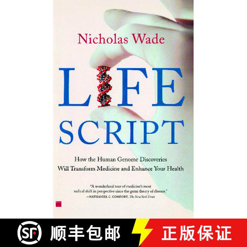 【3-4周达】Life Script: How the Human Genome Discoveries Will Transform Medicine and Enhance Your Health [9780743223188] - 实物图