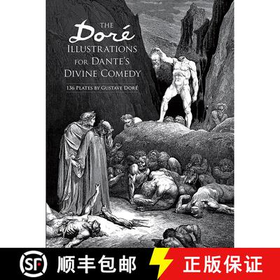 预订 但丁神曲插画版 The Doré Illustrations for Dante's Divine Comedy [9780486232317]
