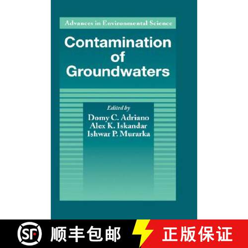 【3-4周达】精装 Contamination of Groundwaters: Advances in Environmental Science [9780905927442]