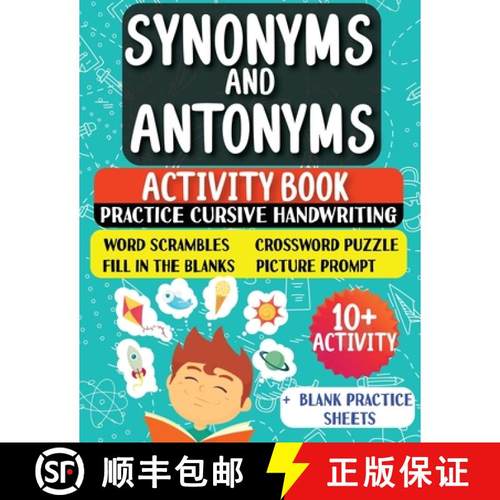 预订 Synonyms and Antonyms: Activity Book For New English Learners (ESL & Homeschooling Workbook) [9789359127866]