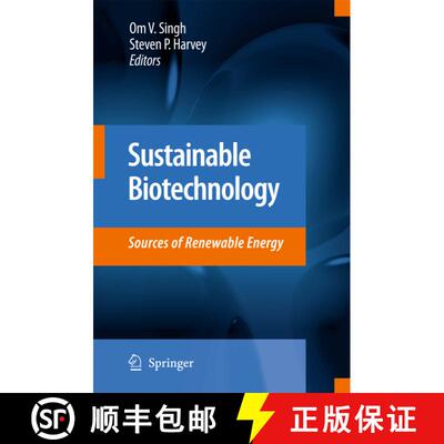 【3-4周达】精装 Sustainable Biotechnology: Sources of Renewable Energy [9789048132942]