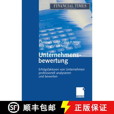 【3-4周达】Unternehmensbewertung : Erfolgsfaktoren von Unternehmen professionell analysieren und bewe... [9783322907936]