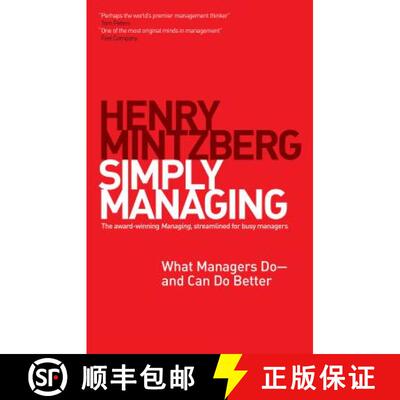 【3-4周达】Simply Managing: What Managers Do # and Can Do Better [9781609949235]