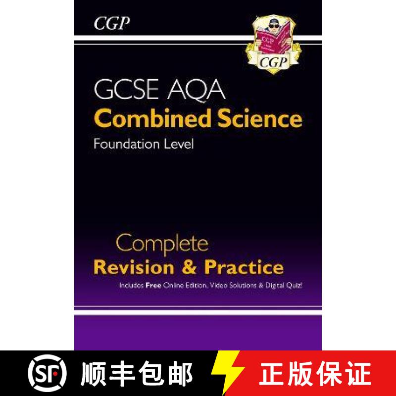 New GCSE Combined Science AQA Foundation Complete Revision & Practice w/ Online Ed, Videos & Quizzes [9781789085785]