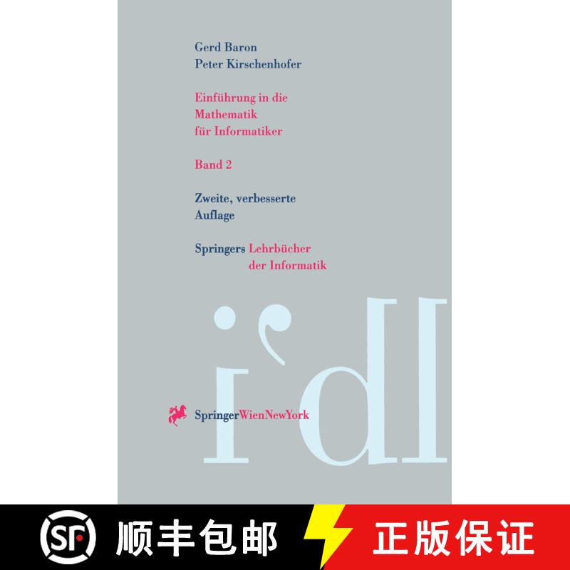 【3-4周达】Einführung in die Mathematik für Informatiker: Band 2 (2. Auflage 1996) [9783211827482] - 实物图
