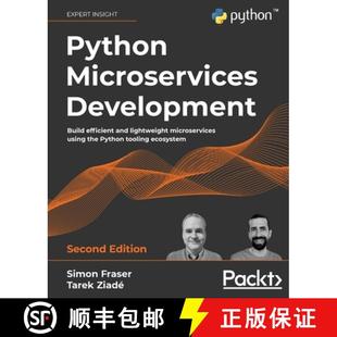 efficient Python Edition 预订 and 9781801076302 Development microservices... Microservices Second lightweight Build