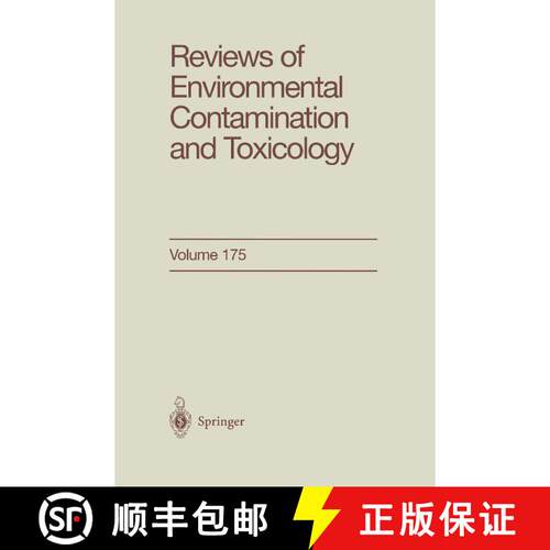 【3-4周达】精装 Reviews of Environmental Contamination and Toxicology 175 [9780387954462]