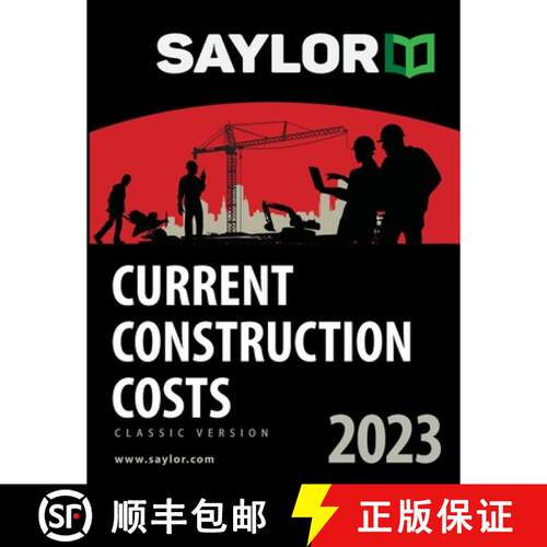 【3-4周达】Saylor Current Construction Costs 2023 [9781631240256]