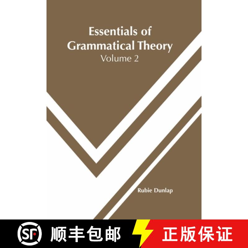 【3-4周达】Essentials of Grammatical Theory: Volume 2 [9781639872084]