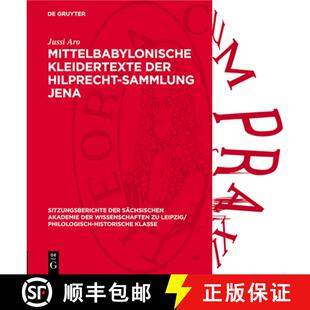 Hilprecht Mit Mittelbabylonische Der Mitte... 预订 Alt Sammlung Kleidertexte Anhang Einem Jena 9783112726341 Fünf