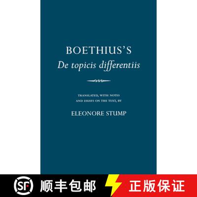 【3-4周达】精装 Boethius's De Topicis Differentiis [9780801410673]