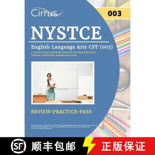 for and Tests Practice the ... New York 9781637985267 Arts 3周达 Guide NYSTCE CST English Study 003 Language