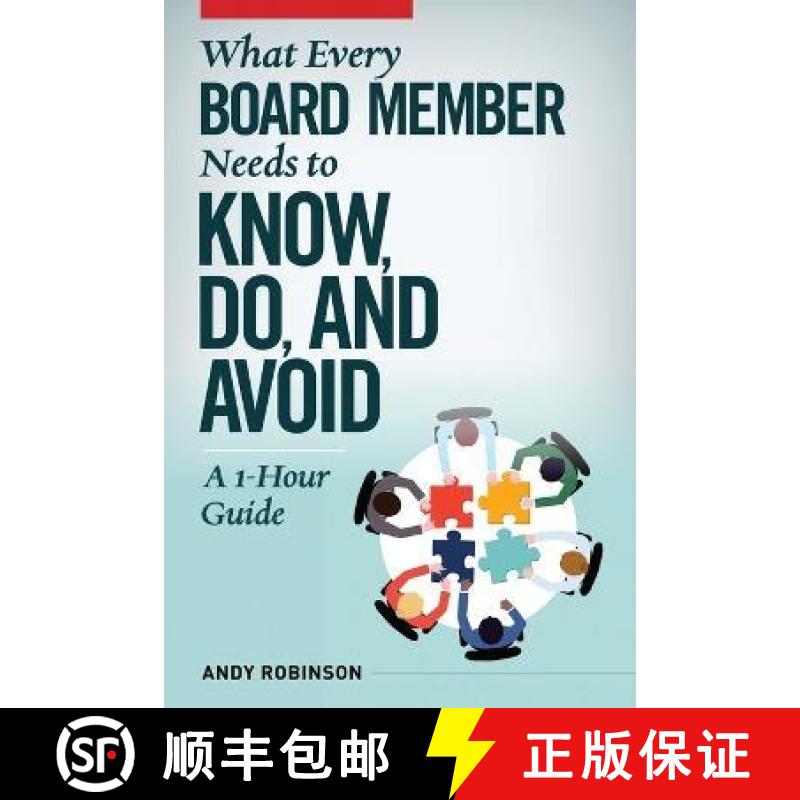 【3-4周达】What Every Board Member Needs to Know, Do, and Avoid: A 1-Hour Guide [9781927375938]