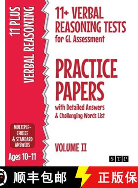 【3-4周达】11+ Verbal Reasoning Tests for GL Assessment Practice Papers with Detailed Answers & Chall... [9781912956142]